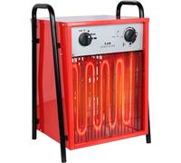 Chauffage industriel électrique QEENTOE 9KW modèle MK02-50H, séchoir de construction électrique avec 3 niveaux de chauffage et protection contre la surchauffe, idéal pour une utilisation en intérieur