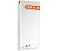 Chauffage infrarouge 1000 W - Modèle économique - pour une surface de 14 à 26 m² | SÜD, chauffage mural infrarouge économe en énergie, chauffage électrique avec protection contre la surchauffe