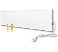 Chauffage infrarouge 160W, plaque chauffante infrarouge, radiateur infrarouge, panneau chauffant infrarouge, corps de chauffe infrarouge à montage mural avec protection contre la surchauffe, chauffage