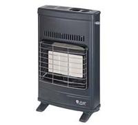 Chauffage infrarouge à gaz naturel ventilé 4200 W, gris - dimensions : 42,5 x 15 x 64 cm (H) - poids : 7,6 kg - ECO42T