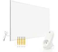 Chauffage infrarouge de 400 watts, incluant un thermostat Wi-Fi, radiateur électrique économe en énergie avec contrôle Wi-Fi, chauffage mural électrique, panneau de chauffage infrarouge