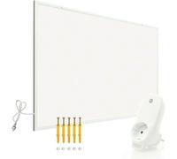 Chauffage infrarouge de 520 watts, incluant un thermostat Wi-Fi, radiateur électrique économe en énergie avec contrôle Wi-Fi, chauffage mural électrique, panneau de chauffage infrarouge