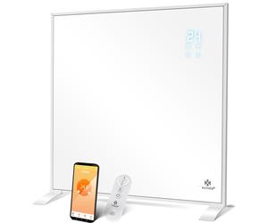 Chauffage infrarouge KESSER® Économe en énergie Chauffage électrique infrarouge sur pied et mural avec télécommande, thermostat etvia application Panneau chauffant électrique Chauffage Convecteur Pied
