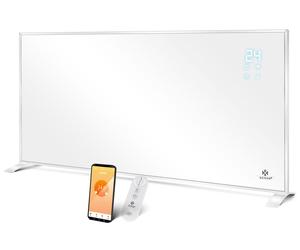 Chauffage infrarouge KESSER® Économe en énergie Chauffage électrique infrarouge sur pied et mural avec télécommande, thermostat etvia application Panneau chauffant électrique Chauffage Convecteur Pied