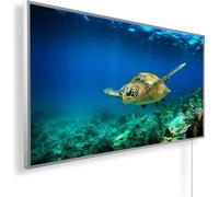 Chauffage infrarouge KÖNIGHAUS Panorama 1200 W - Tortue sous l'eau avec thermostat intelligent et application