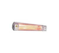 Chauffage Infrarouge Mural Shx 2000w Électrique, Radiateur Halogène Extérieur Ip55 Avec Télécommande, 2 Niveaux De Puissance Multicolore