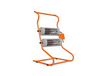 Chauffage infrarouge portatif Solamagic Eco 2800W IP24 2 x 1400 W SOLAMAGIC GmbH