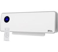 Chauffage mural électrique céramique 2000W WARM TECH, Puissant et discret pour pièces jusqu'à 50m3, 240V, Blanc