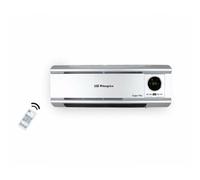 Orbegozo SP 6500 Chauffage mural, 2000 W, télécommande, programmation quotidienne et hebdomadaire, protection contre la surchauffe, panneau à LED, 1 litre, 44 décibels, plastique, céramique, argenté