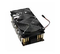 Chauffage par induction, Machine de chauffage par Induction de carte PCB de réchauffeur d'induction de 2500W ZVS de DC12-48V avec le Kit d'alimentation d'énergie de double ventilateur de bobine
