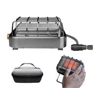 Chauffage Pour Tente | Réchaud De Cuisine Et Chauffant 2-En-1,Petit Chauffage Au Propane - Pour Terrasse Extérieur 1-2 Personnes Randonnée Garage Pêche Observation De La Faune