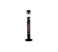Chauffage radiant d'extérieur 1500w + haut-parleur + lumière led patio music