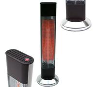 Chauffage radiant infrarouge sur pied 2000W Jardin Chauffage de terrasse Chauffage radiant 56176