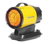Chauffage radiant portable à combustion directe SOVELOR XL61 17Kw 200W 230V/50Hz