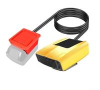 Chauffage sans fil ABS en métal 18 V - Désembuage rapide de la chaleur | Deux modes de refroidissement thermique, 18 V pour alimentation par batterie, pas de cordon nécessaire, rapide