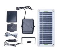 Chauffage solaire, chauffage solaire pour la maison, 30 W en silicium monocristallin pour poulailler à effet de serre avec support réglable,