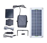 Chauffage solaire, chauffage solaire pour la maison, 30 W en silicium monocristallin pour poulailler à effet de serre avec support réglable,