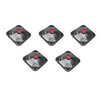Chauffage solaire pour piscine - VIDAXL - Lot de 5 - 735 W - Noir - Plastique