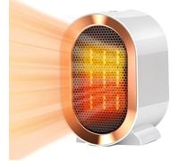 Chauffage Soufflant 1200W Portable PTC en Céramique 1S Chauffage Rapide Silencieux Mini Radiate Chauffage Électrique Economique