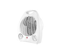 Chauffage Soufflant 2000 W pour Petite Pièce avec Ventilation et 2 Réglages Blanc