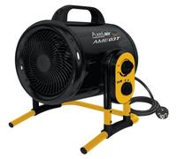 Chauffage soufflant 3000w noir/jaune - Axelair - AME03T - mobilpro