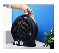 Chauffage soufflant avec 3 modes de fonctionnement 1000w 2000w noir