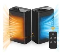 chauffage soufflant chauffage electrique economique radiateur soufflant salle de bain 1500W avec télécommande température A318