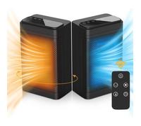 chauffage soufflant chauffage electrique economique radiateur soufflant salle de bain 1500W avec télécommande température A318