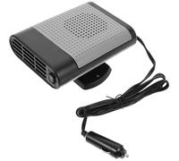 Chauffage Soufflant de Voiture 12v Dc, Désembueur pour Pare-brise | Abs Noir, Prise Allume-cigare Incluse, Faible Bruit, pour Conduite par Temps Froid, Vitres Latérales