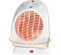 Chauffage Soufflant Economique 120° Oscillant 2000W Avec 3 Réglages de Chaleur et Thermostat Chauffage D'appoint Portable
