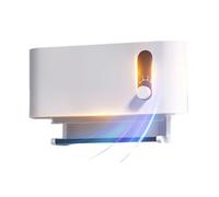 Chauffage soufflant électrique mural en céramique PTC 2000 W avec porte- | Chauffage céramique PTC 2000 W avec protection contre la surchauffe et porte-serviettes ; montage mural ou portable pour une