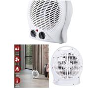 Chauffage soufflant - LIVOO - 2000W - 2 Modes de Chauffage - Thermostat Ajustable - Sécurité de Basculement