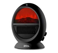 Chauffage soufflant oscillant 2000W - ambiance feu de bois.
