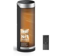 Chauffage ventilateur économe en énergie, élément chauffant en céramique PTC. Silencieux, oscillation à 70°, chauffage électrique avec télécommande, minuterie de 12 heures, 3 modes, 3 vitesses, protec