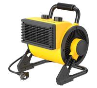 Chauffage ventilateur en céramique, 2 kW, 3 vitesses, inclinable à 90°, idéal pour garage et atelier