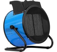 Chauffage ventilé 9 kW, corps en céramique, appareil de chauffage pour chantier, soufflant électrique, radiateur électrique, chauffage industriel pour garage, 400V, 16A, avec thermostat, fonctionnemen