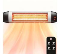Chauffage ZMH à économie d'énergie, 2500 watts, avec télécommande, montage mural, 3 niveaux de température, chauffage extérieur.