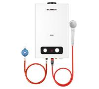 Chauffe-eau à Gaz 10 litres, CAMPLUX BD264-DE Chauffe-eau, GPL, 50mbar pour Camping-car/Camping/Jardin/Maisons Mobiles/Petites Maisons