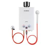 Chauffe-eau à Gaz, CAMPLUX BW158C 6L Douche à Gaz Certifiée CE avec Capuchon de Pluie, idéale pour une Excursion en Camping-car