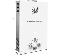 Chauffe-eau à gaz liquide VEVOR, puissance jusqu'à 36 kW, débit d'eau de 18 litres, modèle 16 kW, 8 litres