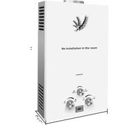 Chauffe-eau à gaz liquide VEVOR, puissance jusqu'à 36 kW, débit d'eau de 18 litres, modèle 20 kW, 10 litres