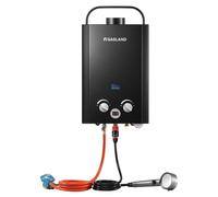 Chauffe-eau au gaz de 6 litres, 30/37 mbar, portable, au propane, pour douche de camping-car