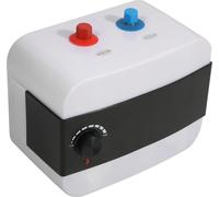 Chauffe-eau - Chauffe-eau sous évier - 6 l - 1500 W - Eau chaude instantanée - Réglable entre 30 et 65 °C - Réservoir en acier inoxydable 304/316L - Salle de bain et cuisine - Blanc