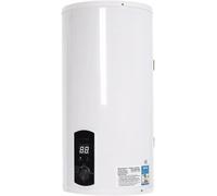 Chauffe-eau de 50 l - Chauffe-eau électrique - Horizontal - Écran LED - 2000 W - 25–75 °C - 34 × 71 cm - Marquage CE - Blanc