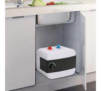 Chauffe-eau électrique - 1500W - 6 litres - Acier inoxydable - Indice de protection IPX4 - Adapté pour la salle de bain et la cuisine