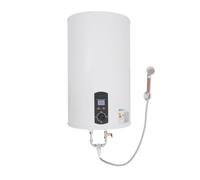 Chauffe-eau électrique 2000 W 0,7 MPa IPX4 Chauffe-eau électrique 220 V LED vertical Chauffe-eau numérique avec robinet 35-75 °C Plage de contrôle de la température