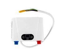 Chauffe-eau électrique - 5500 W - Chauffe-eau instantané intelligent - Avec affichage LED - Avec thermostat - Blanc