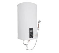 Chauffe-eau électrique 70L 2000W mural avec écran LED et douche | Ballon d’eau chaude mural,35-75°C,IPX4,réservoir émaillé avec douche pour salle de bain appartement hôtel et salon