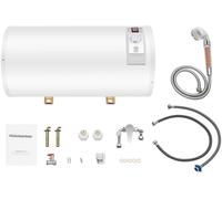 Chauffe-eau électrique - 80 litres - 2000W - Montage mural - Émail inoxydable - Pour salle de bain et cuisine