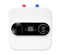 Chauffe Eau Électrique 8L, Ballon Eau Chaude Instantané, 1500W Sous Évier Compact IPX4, Eau Électrique Sécurisée pour Cuisine Salle De Bain Camping Car